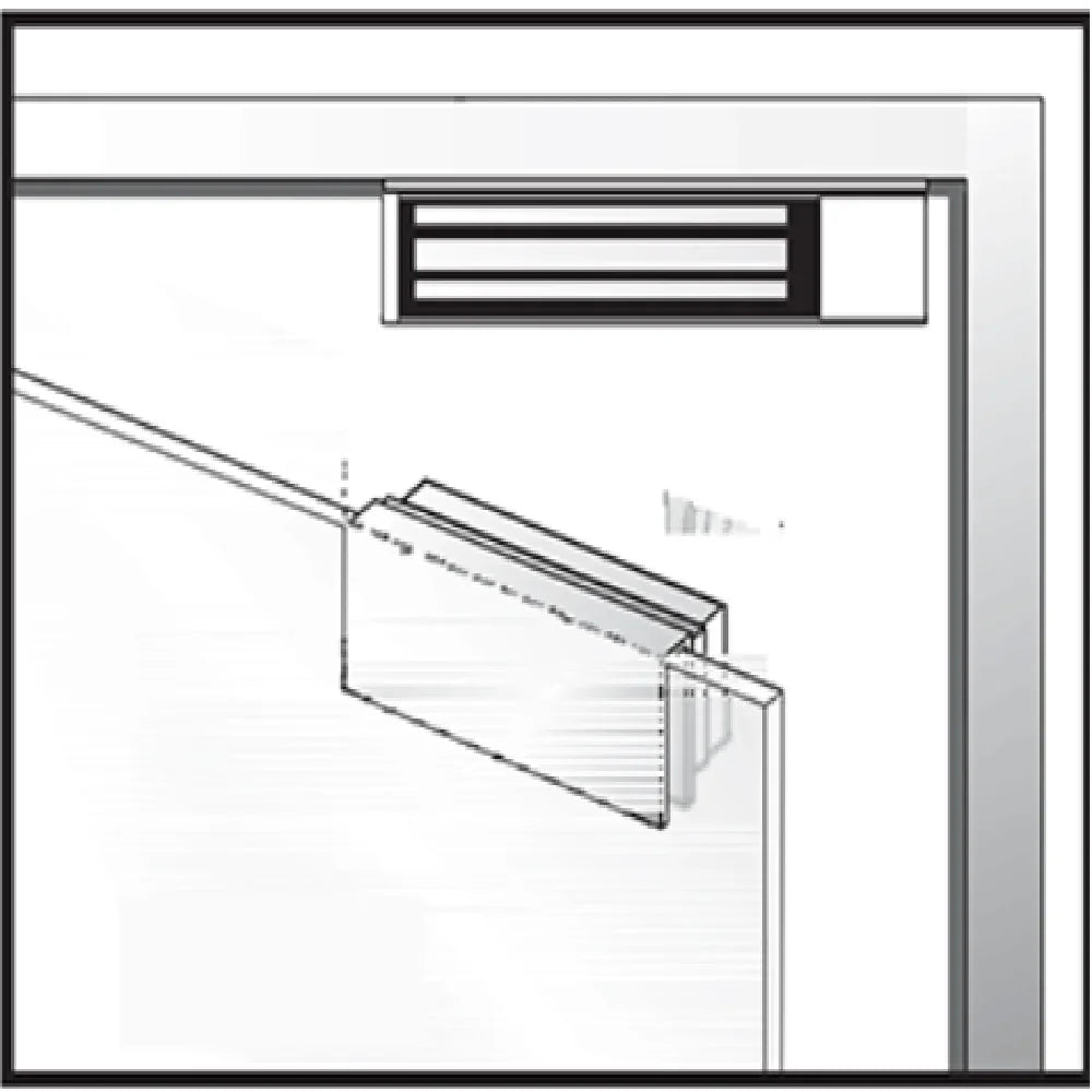 ZKTECO LMB-280U Soporte U para Cerradura LM-2805