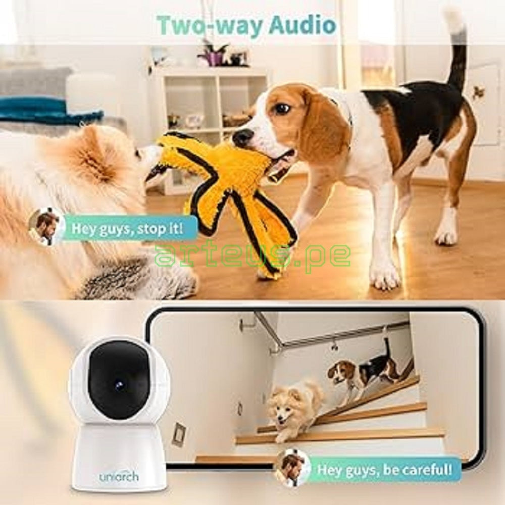 UNIVIEW UHO-S2E Cámara de seguridad WIFI 2MP PT 360º audio inteligente