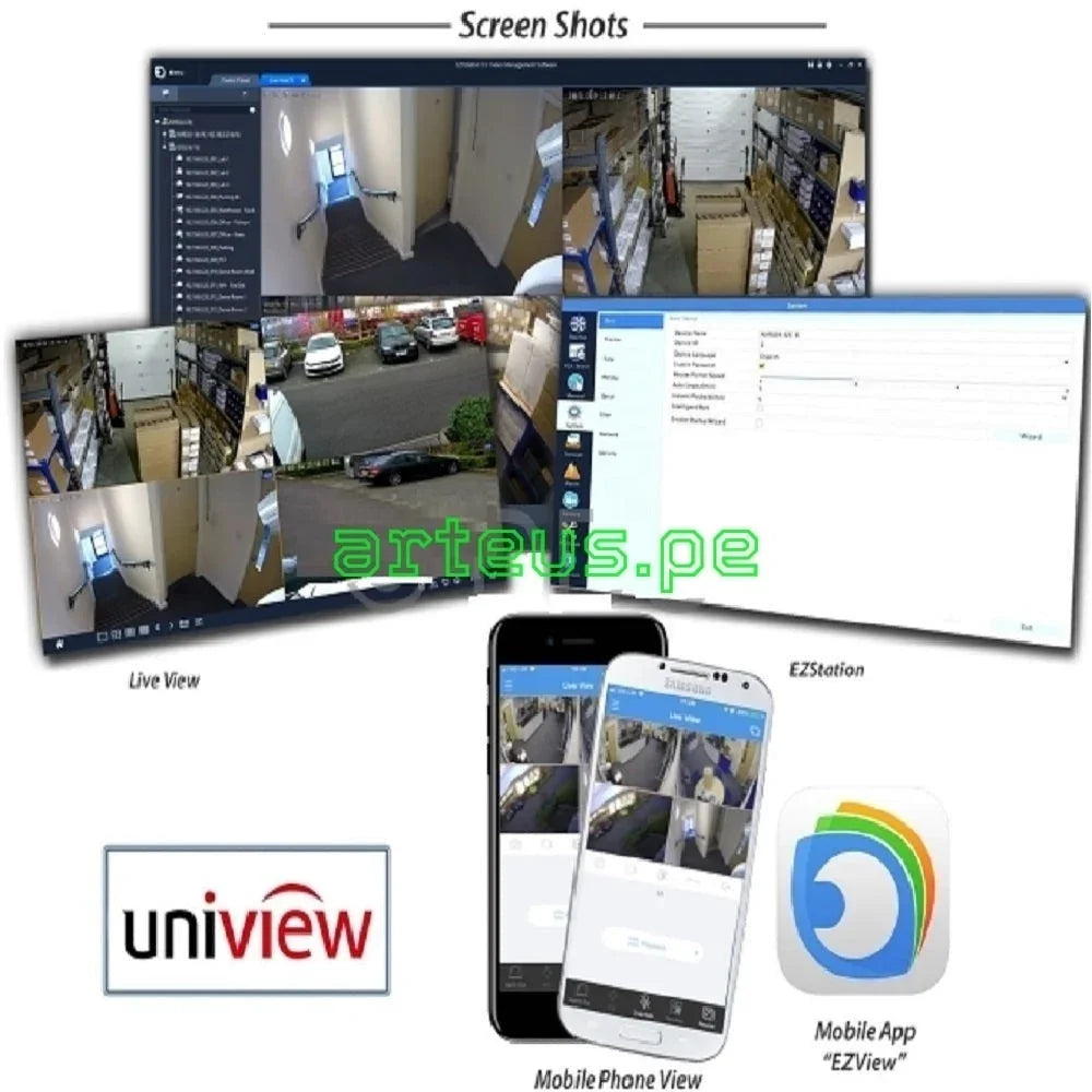 UNIVIEW XVR301-08G XVR Grabador de 8 canales 1080P 1HDD hasta 6TB