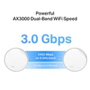 TP-LINK DECO X50-PoE (pacote com 2), pacote com 2 AX3000 MESH WiFi 6 Sistema para toda a casa com PoE. IA de banda dupla. Controle de voz Alexa. Cenários múltiplos