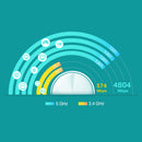 Sistema Wi-Fi 6 MESH TP-LINK DECO X60 (pacote com 3) para toda a casa AX3000. Controle de voz Alexa. Pacote x 3