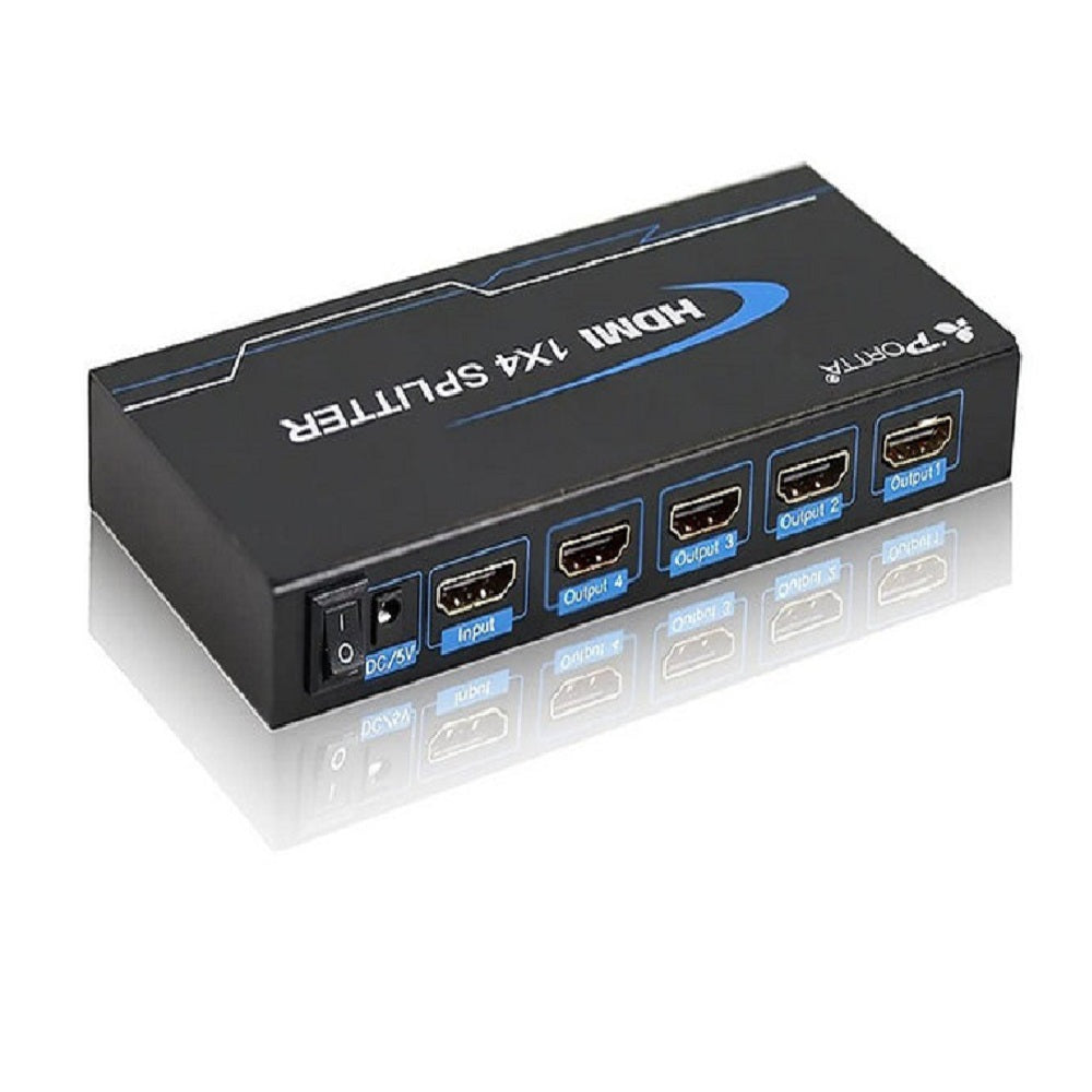 YUS HDMI-SP4, Splitter Divisor de señal HDMI 1x4 1080P