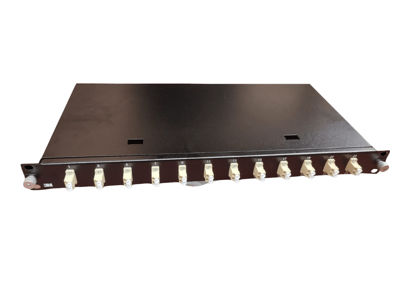 Bandeja patch panel con 12 acopladores LC 3M SPP3-12LC-MM-D Duplex multimodo 1ru - ARTEUS