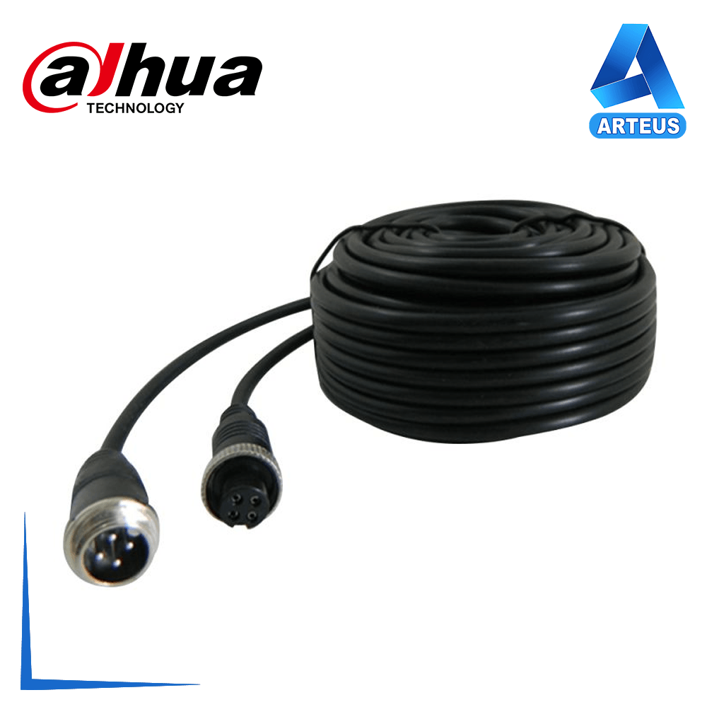 Cable de video móvil Dahua DH-MC-AF4-AM4-6 de 6 metros, con conectores macho y hembra.