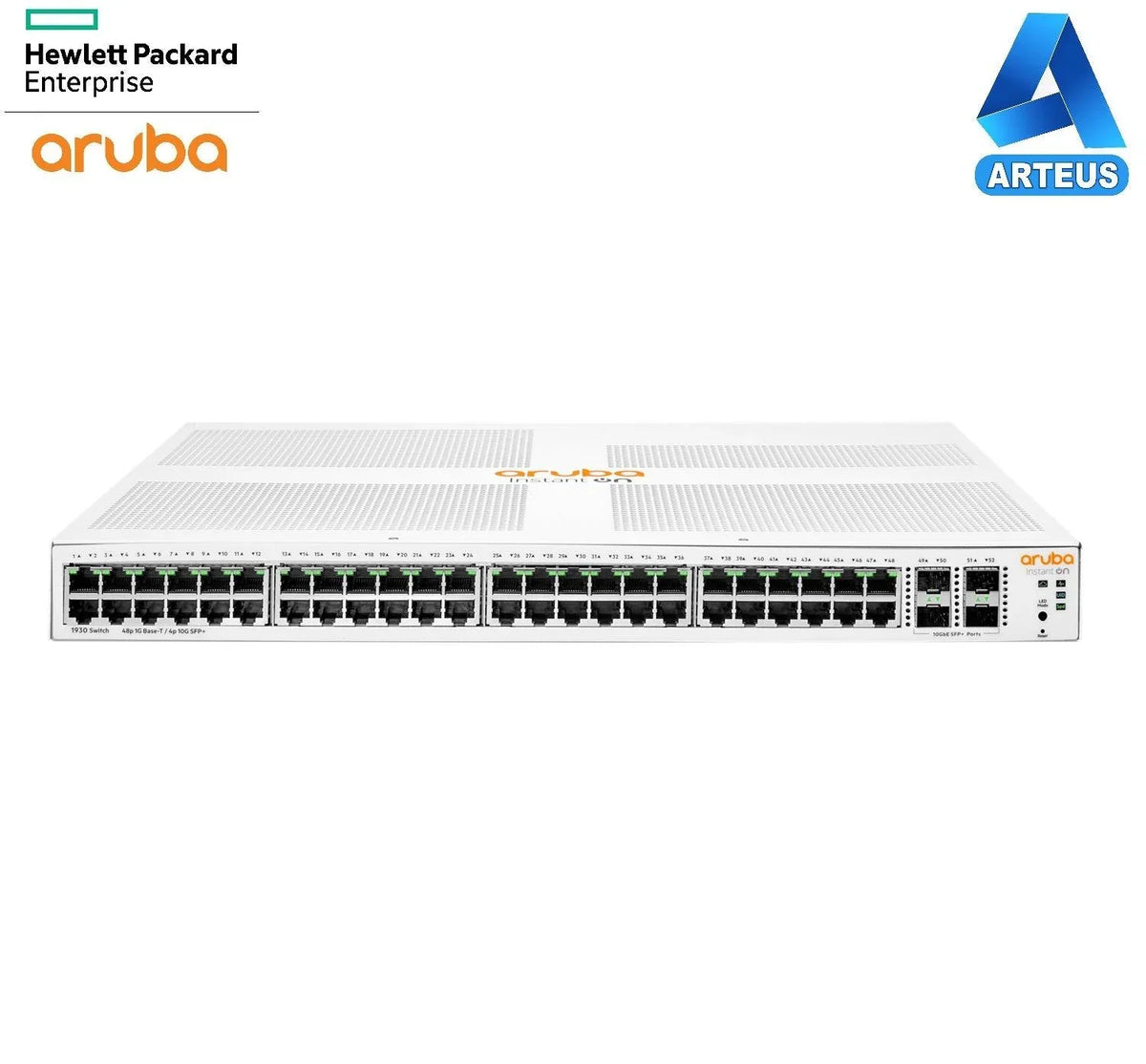 HPE ARUBA JL686B - Switch Aruba Instant On 1930 48G Class4 PoE 4SFP/SFP+ 370W - ARTEUS