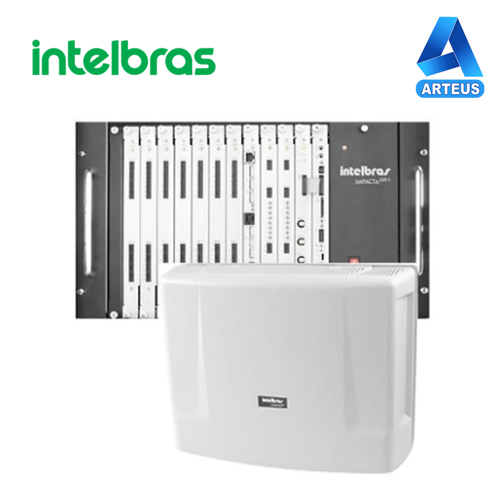 INTELBRAS 4320680 - CENTRAL HIBRIDA IMPACTA 16 (2X4) - ESPAÑOL - ARTEUS