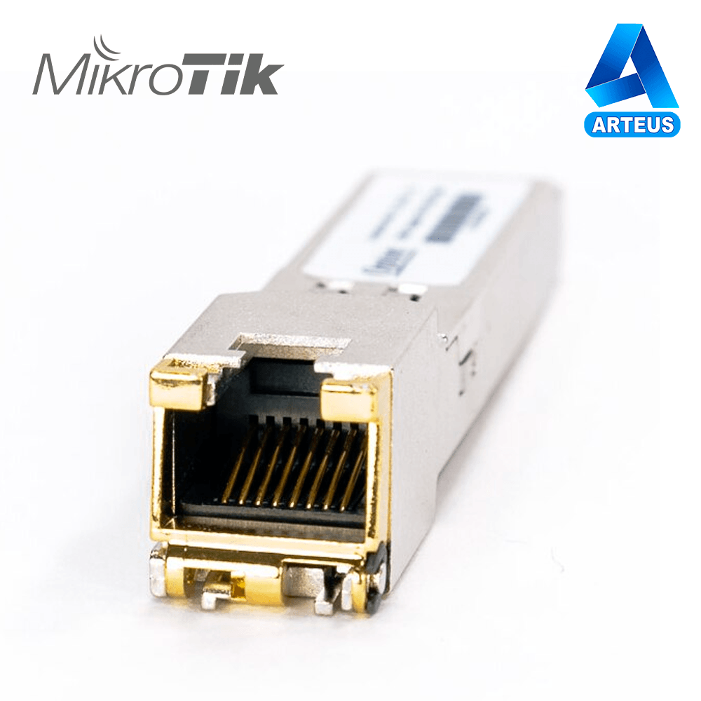 MIKROTIK S+RJ10 - Módulo RJ-45 de 6 velocidades para hasta 10 Gbps - ARTEUS