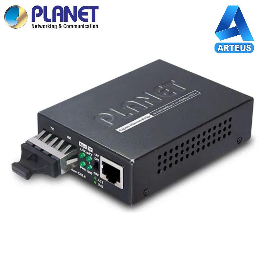 Convertidor de medios UTP a fibra óptica 1000 Mbps, modo múltiple, conector SC