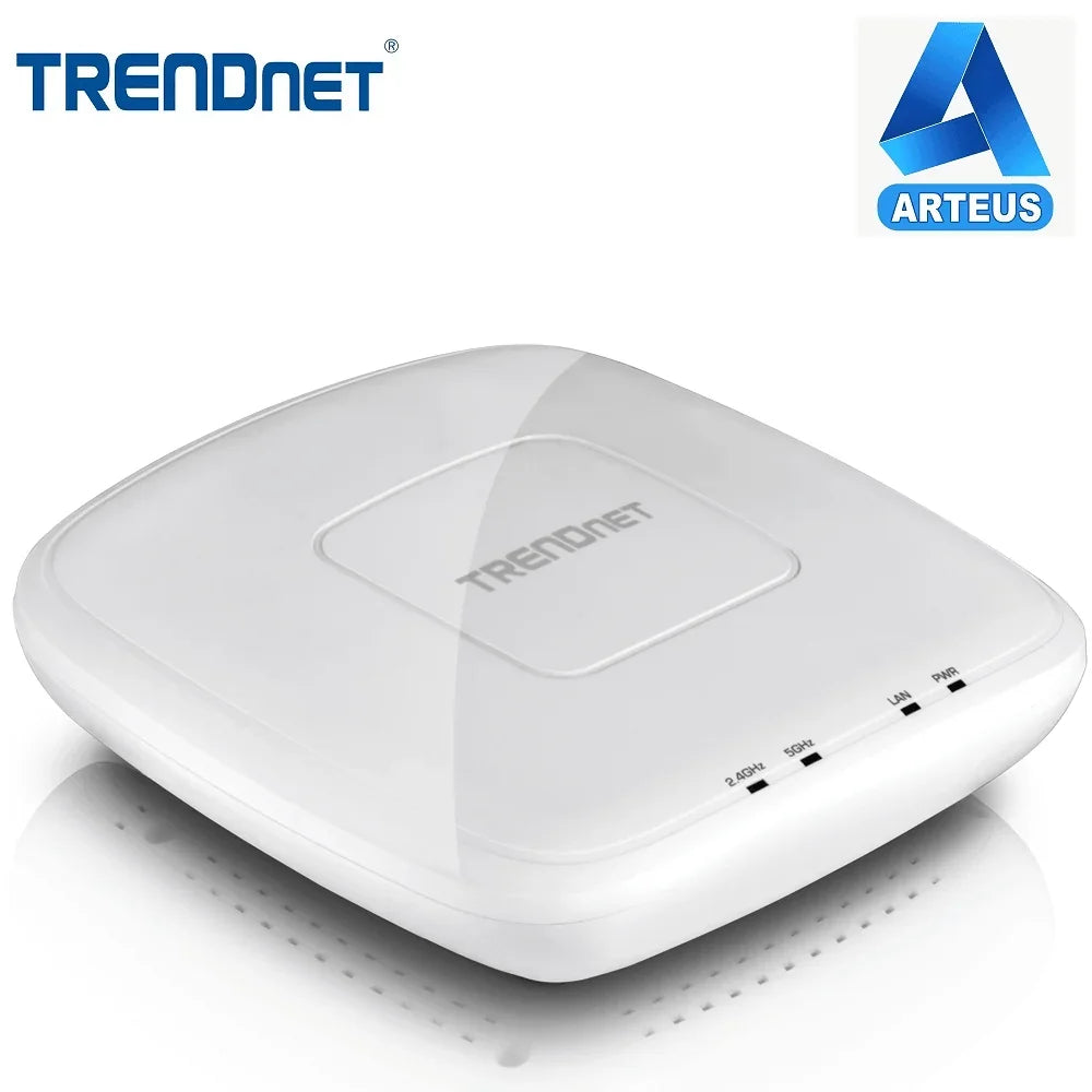 Punto de acceso inalámbrico dual band AC1200 PoE, color blanco, tendencia redes