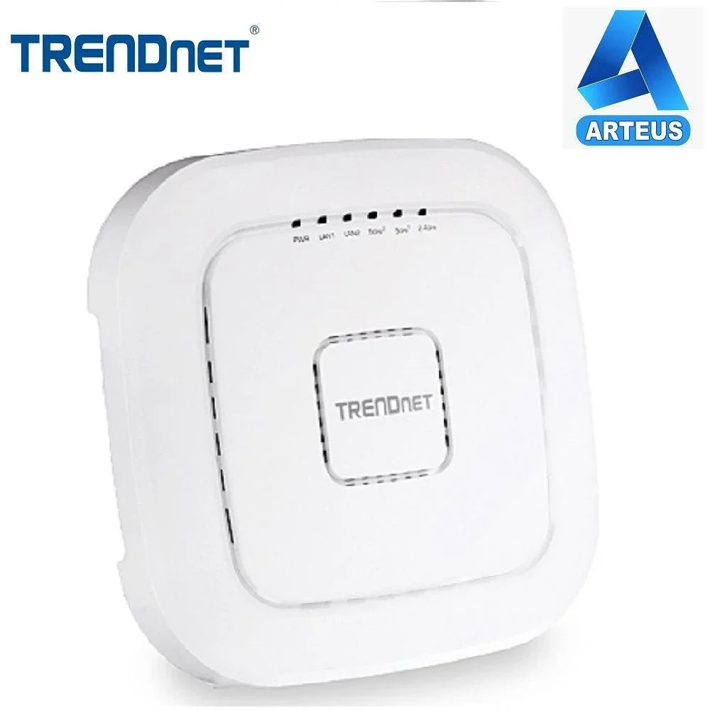 Punto de acceso inalámbrico tribanda Trendnet TEW-826DAP PoE color blanco