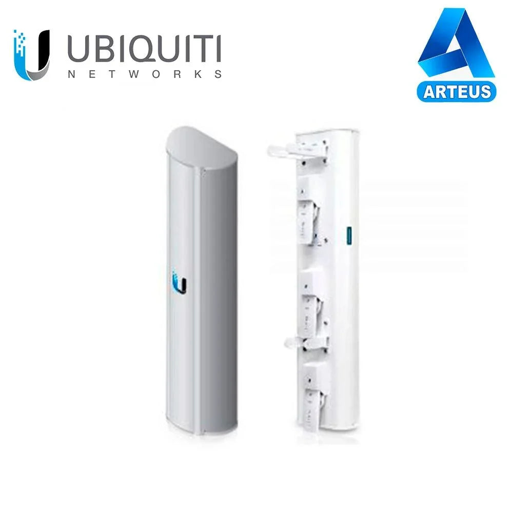 UBIQUITI AP-5AC-90-HD, Antena sectorial blindada de 90º de cobertura 5 ghz dividida en 3 bloques de 30º - ARTEUS