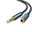 UGREEN AV118 40674 Cabo de extensão de áudio e microfone macho/fêmea de 3,5 mm x 1,5 m