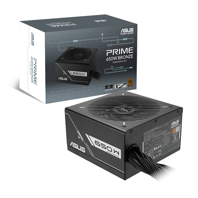 ASUS PRIME 650B Fuente de Poder 650W 80 PLUS Bronze ATX