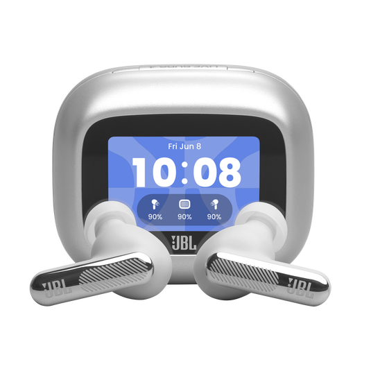 JBL LIVE BEAM 4 Auricular Inalámbrico Bluetooth IP55 Plata JBLLIVEBEAM4SILAM