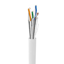 SATRA 0203013001 UTP U/FTP CAT 6A LSZH cabo de cobre sólido 23AWG branco x 305mts