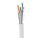 SATRA 0203013001 UTP U/FTP CAT 6A LSZH cabo de cobre sólido 23AWG branco x 305mts