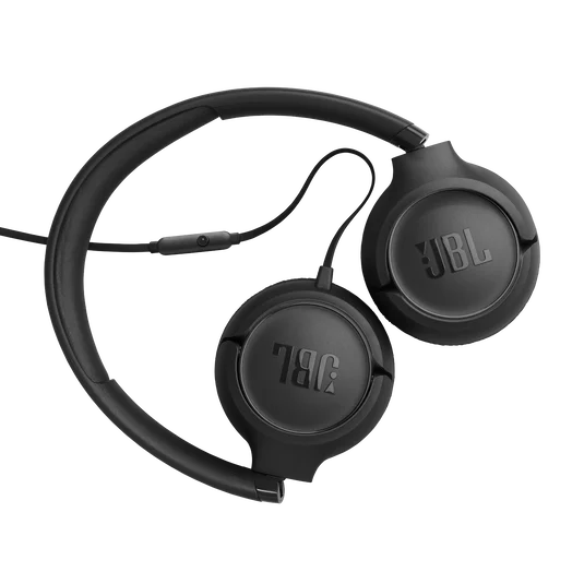 JBL TUNE 530 WIRED Auriculares Supraaurales con Cable Negro JBLT530BLKAM