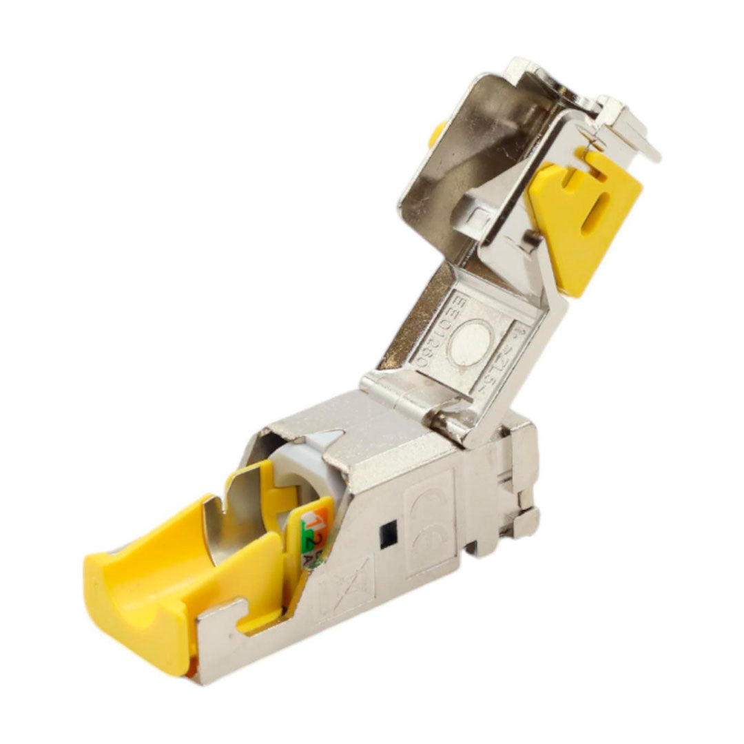 LEGRAND 033775 Jack RJ45 Cat6A para paneles STP rectos y angulares