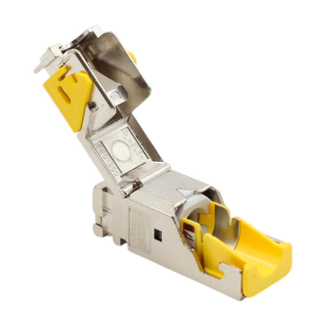LEGRAND 033775 Jack RJ45 Cat6A para paneles STP rectos y angulares