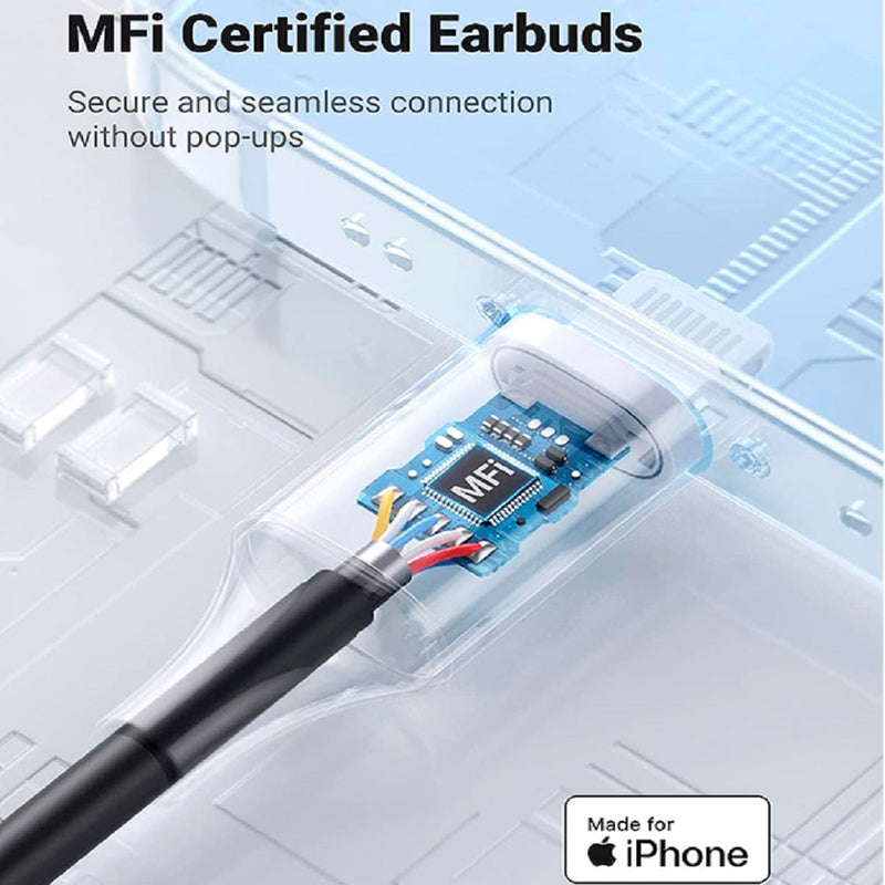 UGREEN EP103 30631 Auriculares conector Lightning con cable de certificación MFi