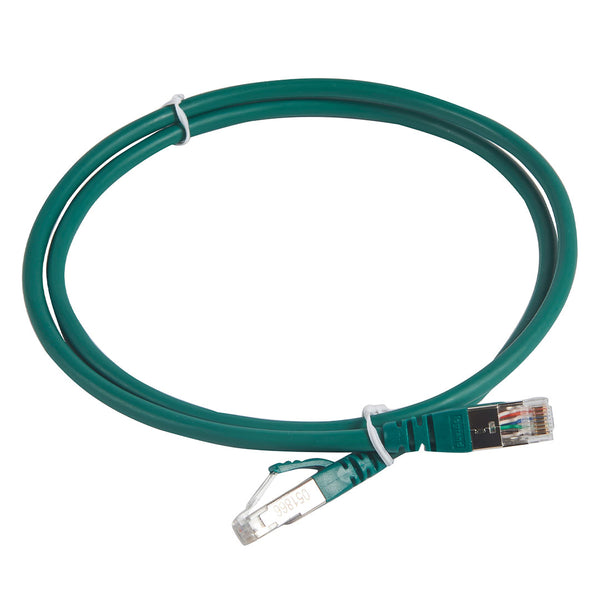 LEGRAND 051866 Patch Cord SF/UTP CAT6A 1m LSZH verde