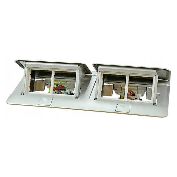 LEGRAND 054013 Caja POP-UP Para 8 Modulos Mosaic Alumnio