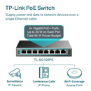 TP-LINK TL-SG108PE Switch Gigabit inteligente de 8 portas com 4 portas POE, suporta até 32 VLANs simultaneamente Auto MDI/MDIX