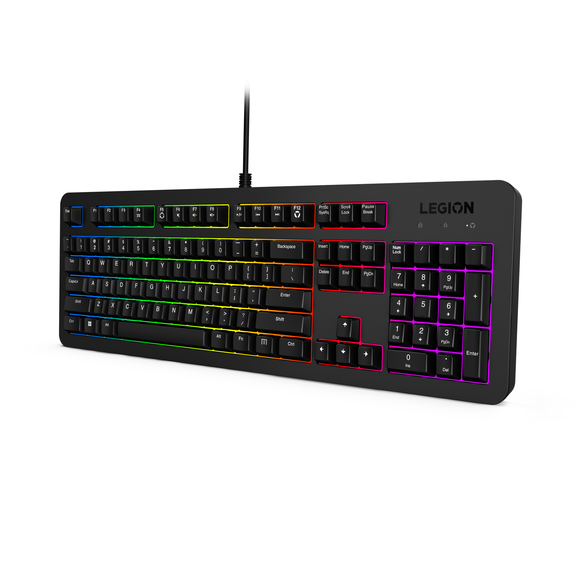 LENOVO Legion KB310 Teclado Gamer RGB Cable USB 2.0 Negro GY41N91858