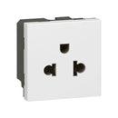 LEGRAND 077502 Toma Universal 2P+T Mosaic 2 Modulos Blancos