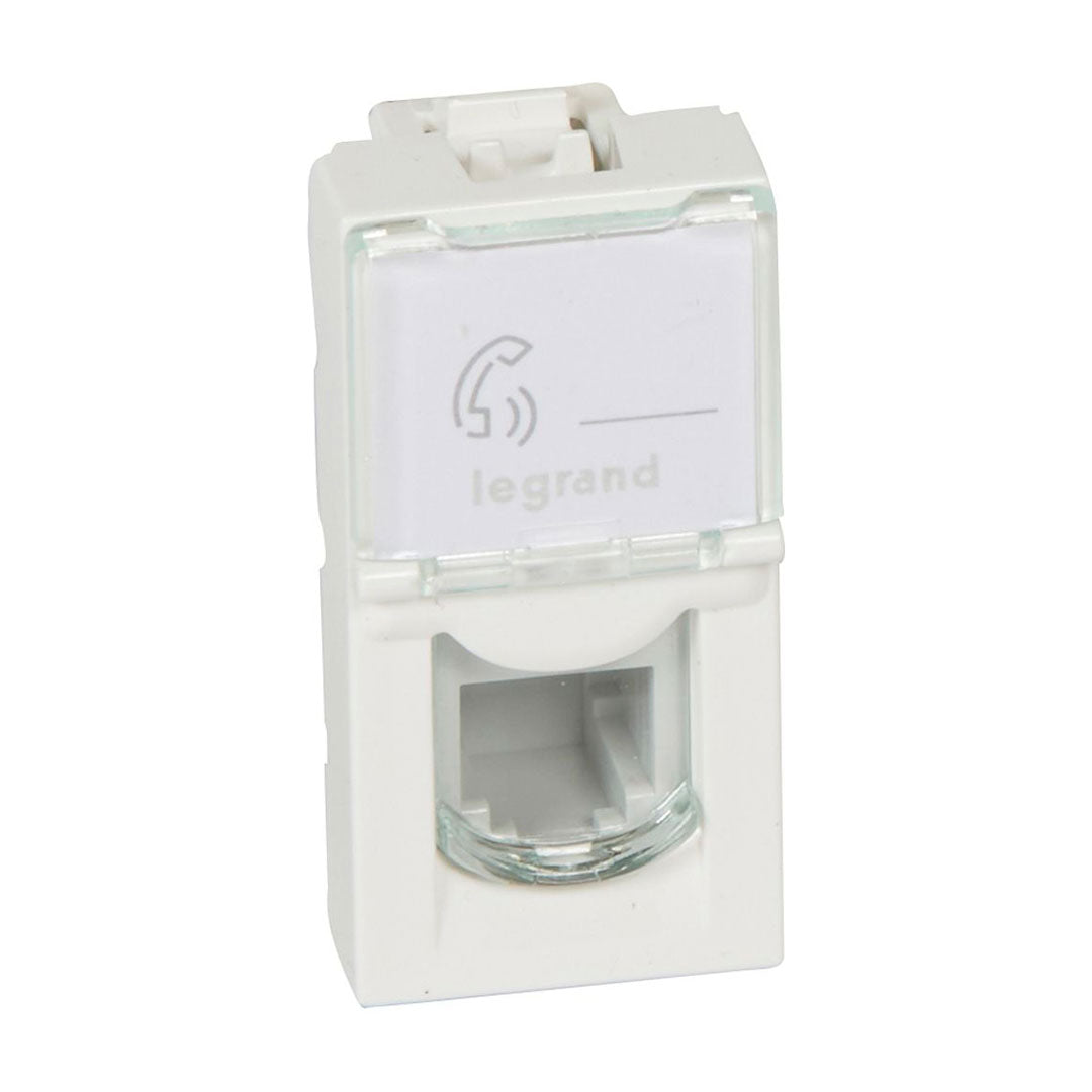 LEGRAND 078730 Toma de Telefono RJ11 Mosaic 1 Modulo Blanco