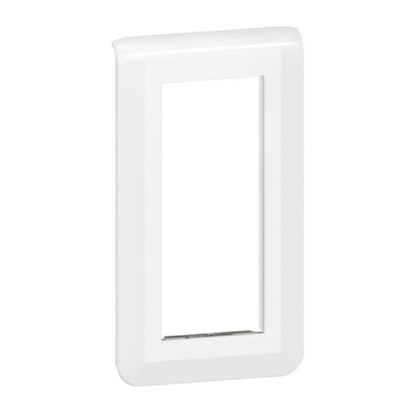 LEGRAND 078894, Placa mosaico 1+1  módulo para ser instalado con soporte 080293 blanco