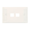 COMMSCOPE 1-2111009-3, Placa de parede de 2 portas | branco | rótulo