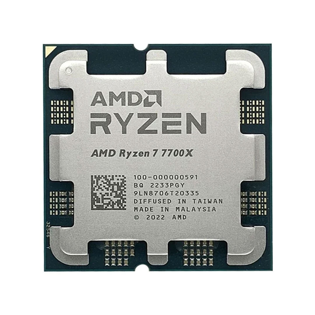 AMD Ryzen 7 7700X Procesador 8 Núcleos AM5 105W 100-100000591WOF