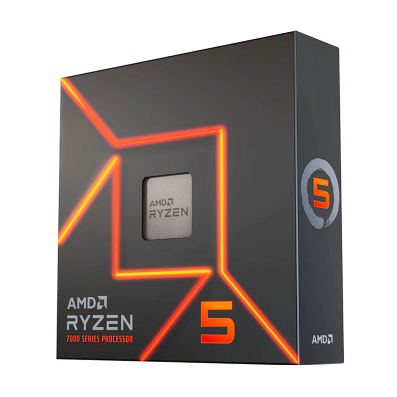AMD 100-100000593WOF - Processador AMD Ryzen 5 7600X 4.7 - 5.3GHz 32MB L3 6-Core AM5 5nm 105W. 