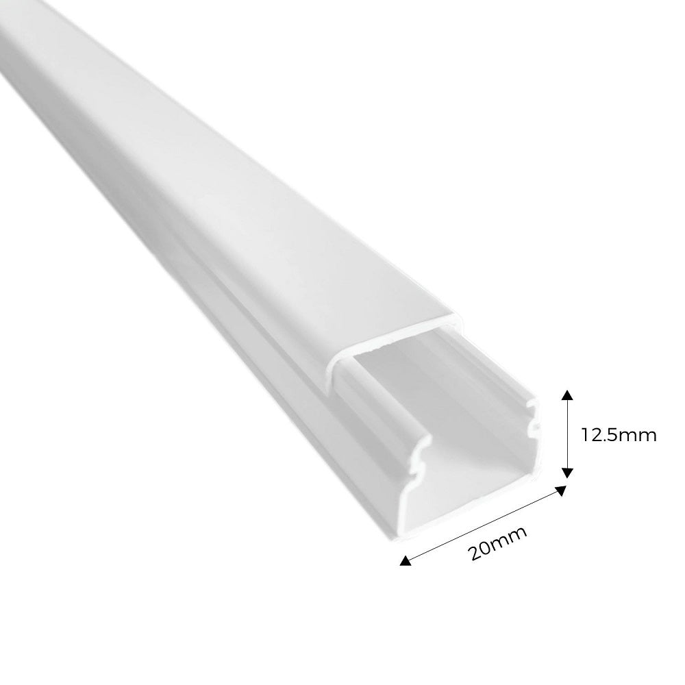 EFAPEL 10030 FBR Canaleta 20x12.5 con adhesivo