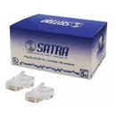 Conector de plugue SATRA 101040001 RJ45 CAT 5E x 100 unidades