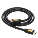 UGREEN HD101 10128 HDMI 1.4 Macho para Macho Cabo 4K, 1,5m, Amarelo e Preto 