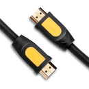 UGREEN HD101 10128 HDMI 1.4 Macho para Macho Cabo 4K, 1,5m, Amarelo e Preto 