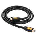 Cabo UGREEN HD101 10129 HDMI 2.0 4K x 2mts, 19 pinos, calibre 30 AWG, preto 