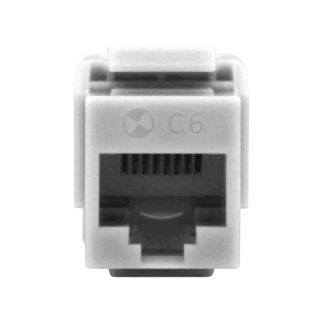 SATRA 0102010001 Jack RJ45 Cat6 Modular Blanco
