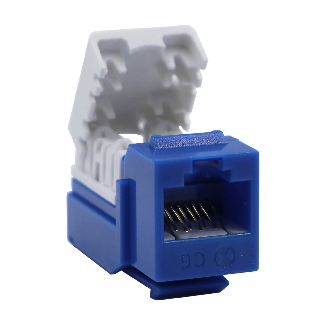 SATRA 0102010004 Jack Modular RJ45 Cat6 Azul