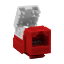 SATRA 0102010005 Jack RJ45 Cat6 Modular Rojo