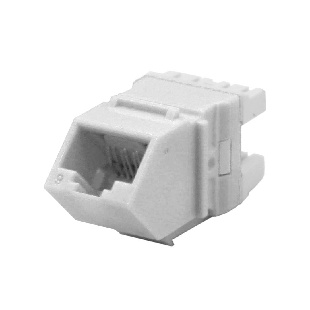 SATRA 0102070001 Jack RJ45 Angular Cat6 Blanco