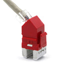 SATRA 102070005 Conector Jack RJ45 Cat6 Angular 45° Rojo
