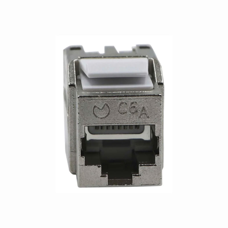 SATRA 103010099 Conector Jack CAT6A RJ45 Modular blindado