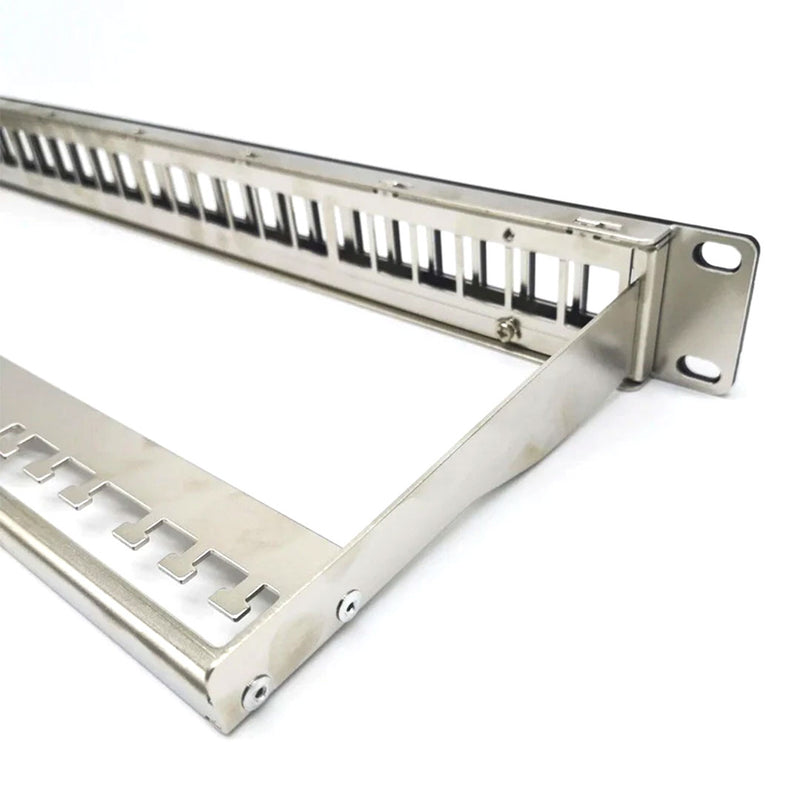 SATRA 103022499 Patch panel Cat6A de 24 puertos blindado con jack