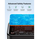 UGREEN CD244 10334 Nexode GAN carregador rápido 65w 2 USB C + 1 USB A