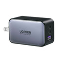 UGREEN CD244 10334 Nexode GAN carregador rápido 65w 2 USB C + 1 USB A