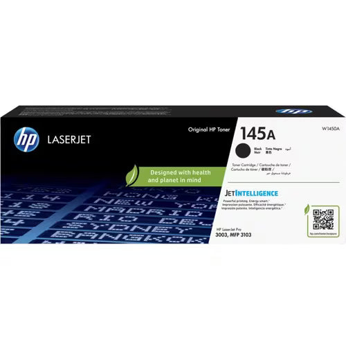 HP W1450A Cartucho de Tóner Estándar 145A Rendimiento Láser Negro