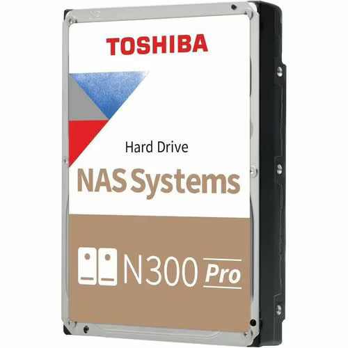 TOSHIBA N300 Pro Disco Duro 18TB 3.5" SATA 1024MB Cache 7200rpm Para NAS HDWG81JXZSTB
